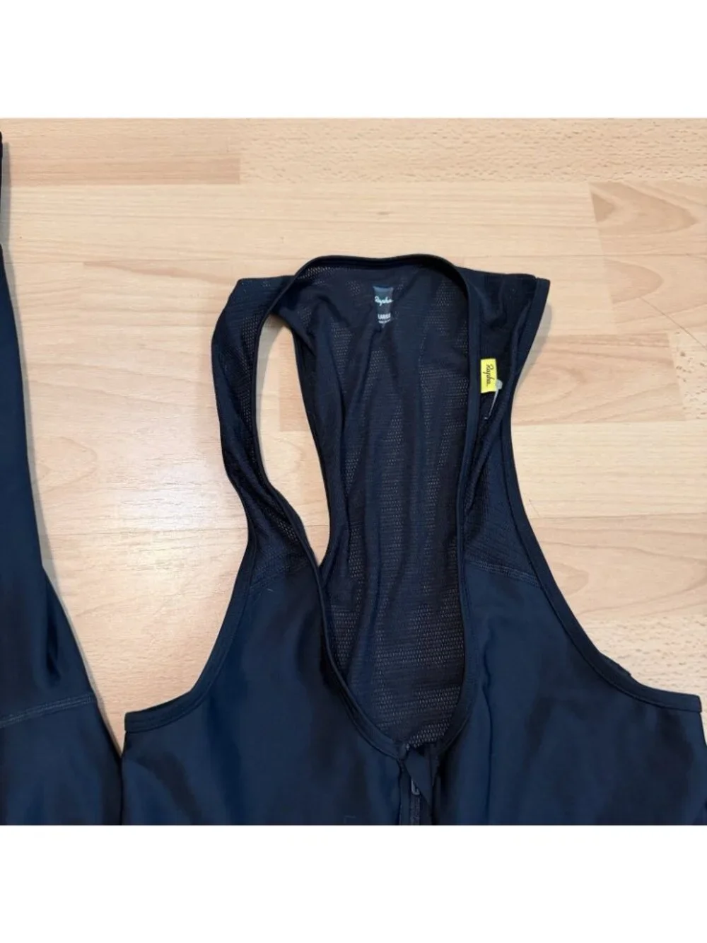 Rapha Cycling Suit Tights L Black Neon Stretch Unisex Compression Biking